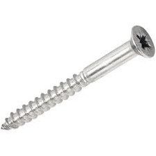 10 x 1 A2 Pozi Countersunk Woodscrew