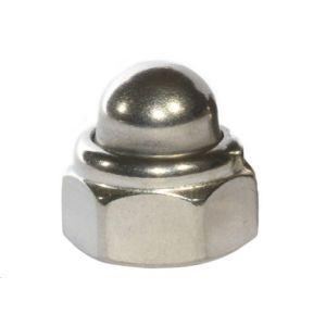 A2 Stainless Steel Dome Nyloc Nuts (Packs of 10)